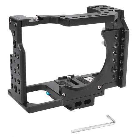 YELANGU CA7 Camera Cage with Top Handle Grip & No Base Plate for Sony A7, Black