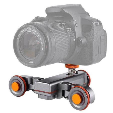 YELANGU L4X Electric Motorized DSLR Dolly with Remote Control, Titanium