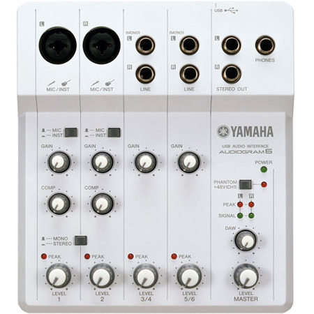 Yamaha 6 Input USB Computer-Based Recording System