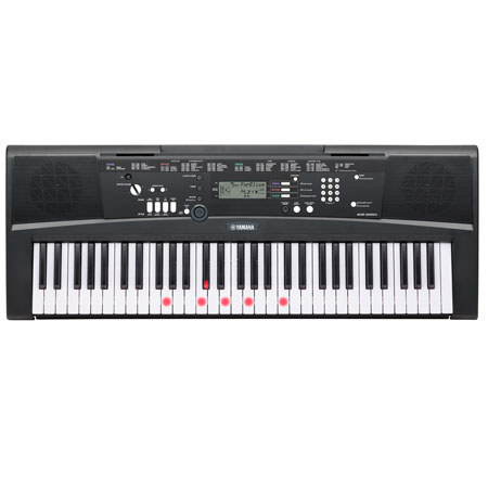 Yamaha EZ220 Lighted 61-key Keyboard with Survival Kit B2