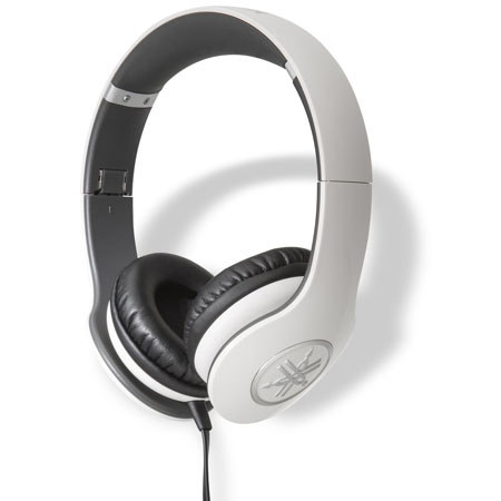Yamaha Pro 300 High-Fidelity On-Ear Headphones, White