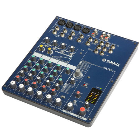 Yamaha MG82CX 8-Channel Stereo Mixer with 2 Mono Inputs and 3 Stereo Inputs