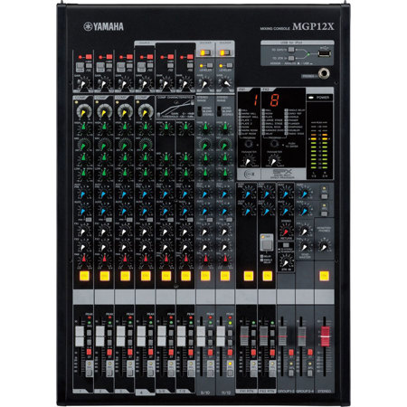 Yamaha 12-Channel Premium Mixing Console, 4 Mono/Stereo Input Channels