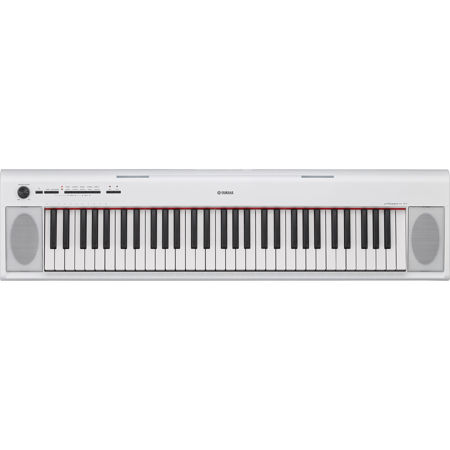Yamaha NP-12 Piaggero 61 Key Piano-Style Keyboard, White
