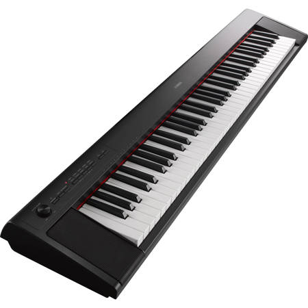 Yamaha NP-32 Piaggero Portable 76 Key Piano-Style Keyboard with AC Adapter, Black