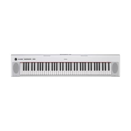 Yamaha NP-32 Piaggero 76 Key Piano-Style Keyboard, White