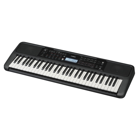 Yamaha PSR-E383 61-Key Mid-Range Portable Keyboard with AC Adapter