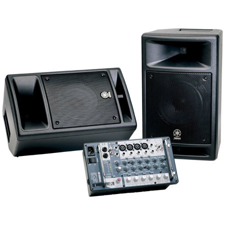 Yamaha All-in-One P.A. System with Dual 8" 2-Way Speakers & 8-Channel Mixer