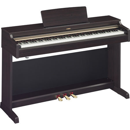 Yamaha YDP-162 Arius 88-Key Digital Piano with Bench, Black Walnut