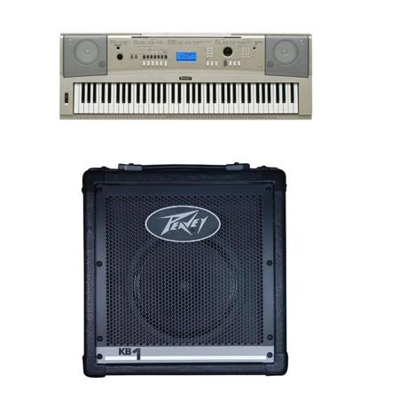 Yamaha YPG235 76-Key Keyboard With Peavey KB1 20W Keyboard Amplifier