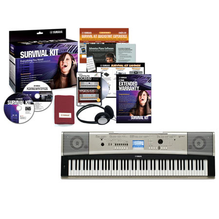 Yamaha YPG-535 88 Keys Grand Keyboard with Survival Kit D2