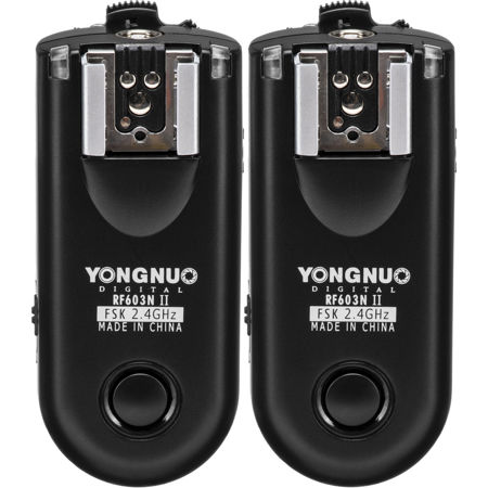 Yongnuo RF-603N II 16-Ch Wireless Flash Trigger Kit for Nikon DC2 Connection