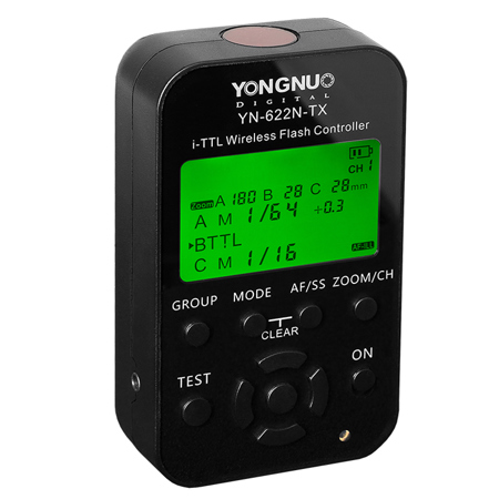 Yongnuo YN-622N-TX 7-Channel i-TTL Wireless Flash Controller for Nikon Cameras