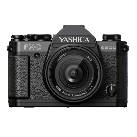 Yashica FX-D S300 50MP 4K Ultra HD Digital Film Simulation Camera, Black