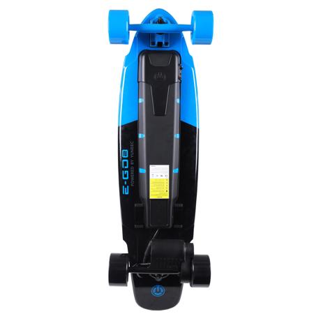 Yuneec EGO-2 Electric Skateboard with Remote Control, Charger, Royal Wave
