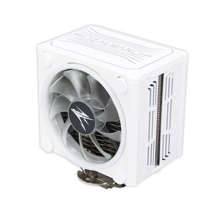 Zalman Cases CNPS16X RGB 120mm LED CPU Cooler w/4D Corrugated Fin Design,White