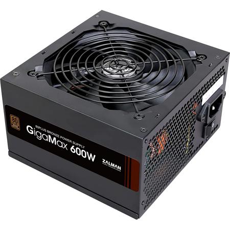 Zalman Cases GigaMax 600W Standard ATX Power Supply, 80 Plus Bronze Certified