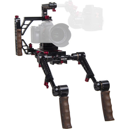 Zacuto Gratical Eye Viewfinder Bundle, Indie Recoil Pro V2 Rig & 2x Trigger Grip