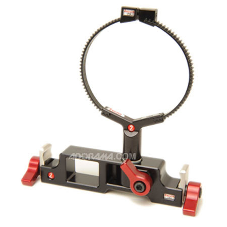 Zacuto's Studio 15mm Locking Lens Support w/Q-mount, Zupport, 1" Male Rod & Zip