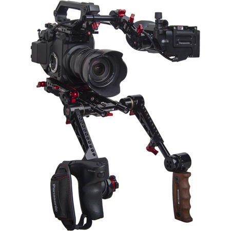 Zacuto Z-Finder Recoil Rig with Dual Trigger Grips for Panasonic EVA1 Camera