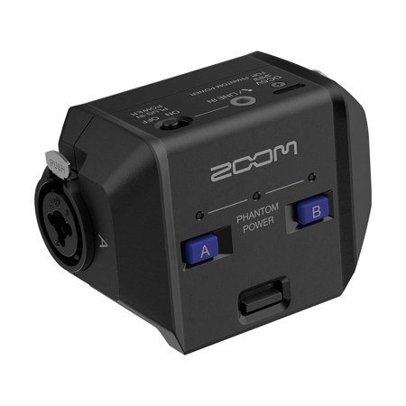 Zoom EXH-6E Dual XLR/TRS Combo Input Capsule for H6essential Portable Recorder, Black