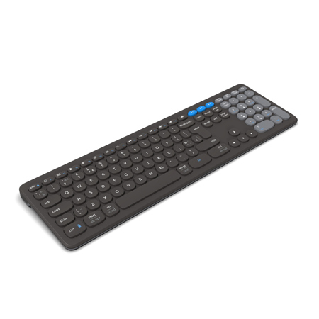 Zagg Pro Keyboard Wireless Charging Desktop Keyboard, Black