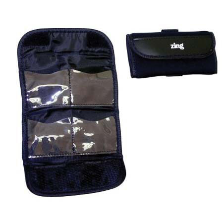 Zing 595101 Memory Card and Battery Holder - Black