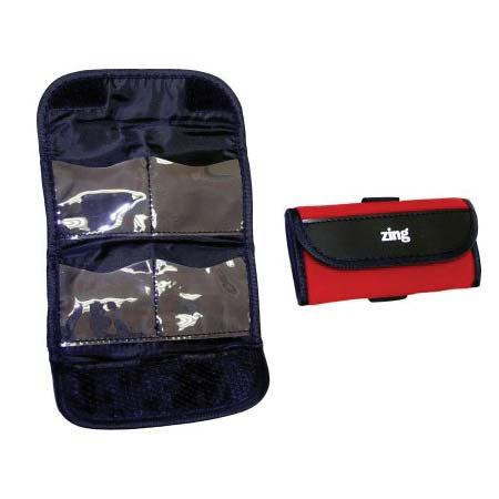 Zing 595102 Memory Card and Battery Holder - Red
