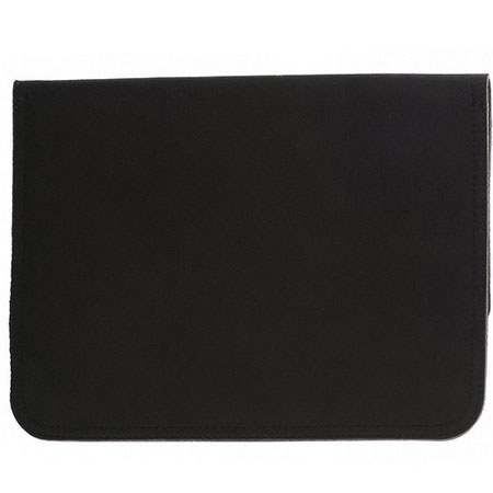 ZooGue Microfiber iPad Sleeve, Black Exterior/Dark Gray Interior