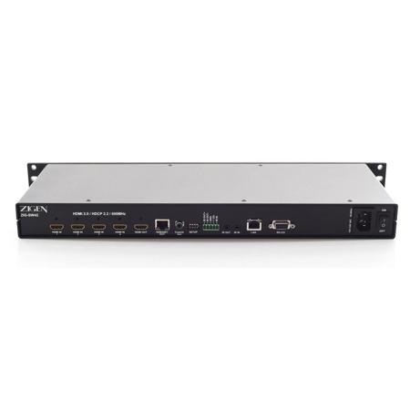 Zigen ZIG-SW42 HDMI 2.0 4x1 Switch with Mirrored HDBaseT Long Distance CAT