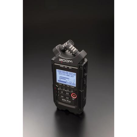 Zoom H4n Pro 4-Input/4-Track Handy Recorder, All Black