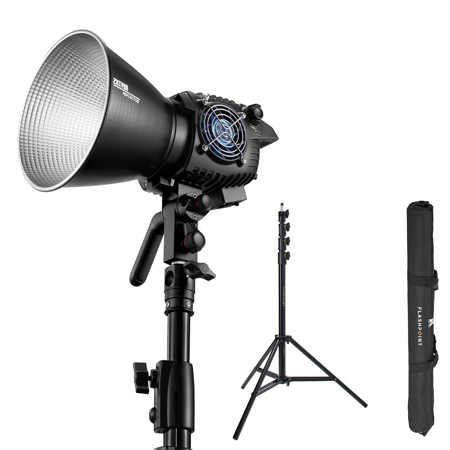 Zhiyun MOLUS B100 100W Bi-Color LED Monolight, Bundle with 9.5' Pro Air-Cushioned Light Stand