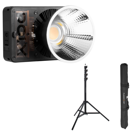 Zhiyun MOLUS X100 100W Bi-Color Pocket COB LED Light Pro Kit, w/9.5' Light Stand