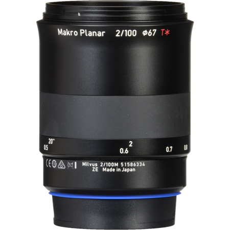 Carl Zeiss milvus 2/100M ZE（キャノン用 ） ZEISS Milvus 100mm f/2M ZE Macro Lens for Canon EF 2096-563 B&H