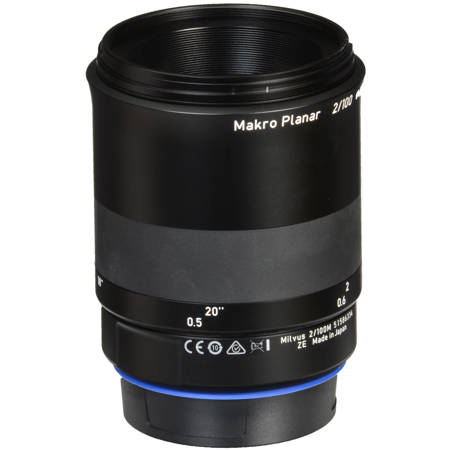 Carl Zeiss milvus 2/100M ZE（キャノン用 ） USED Zeiss 100mm F/2 Milvus ZE Macro Lens for Canon EOS DSLR Cameras