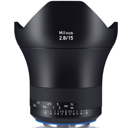 Zeiss 15mm f/2.8 Milvus ZE Lens for Canon EOS DSLR Cameras