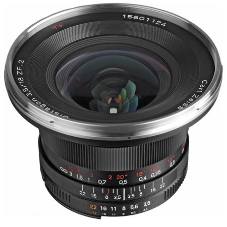 Zeiss 18mm f/3.5 Distagon T* ZF.2 Series Lens for Nikon F Mount SLR Cameras