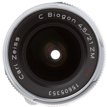 Zeiss 21mm f/4.5 C T ZM Biogon Lens, Silver