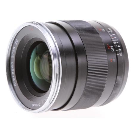 Zeiss 25mm F/2 Distagon T* ZE Series Manual Focus Lens for Canon EOS SLR  Cameras