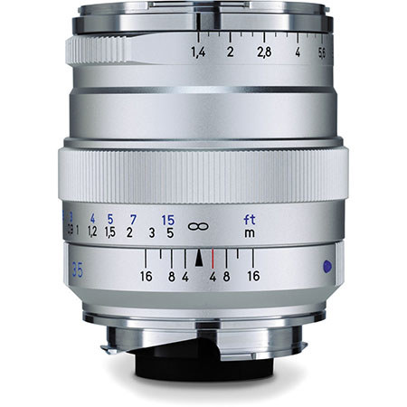 Zeiss 35mm f/1.4 Distagon T* ZM Lens for Leica M, Silver
