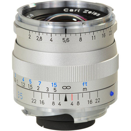 Zeiss 35mm f/2 Biogon T* ZM Lens for Leica M, Silver