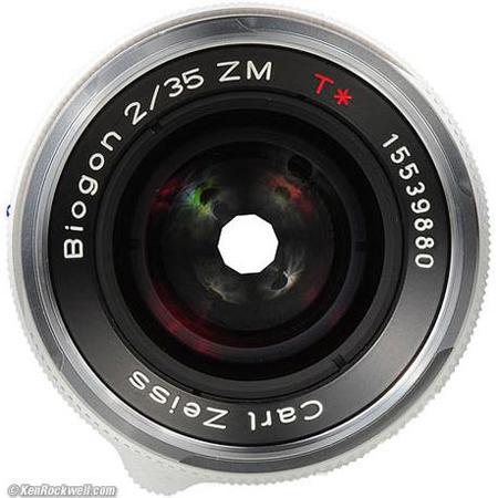 Zeiss 35mm f/2 Biogon T* ZM Lens for Leica M, Silver 1365-658