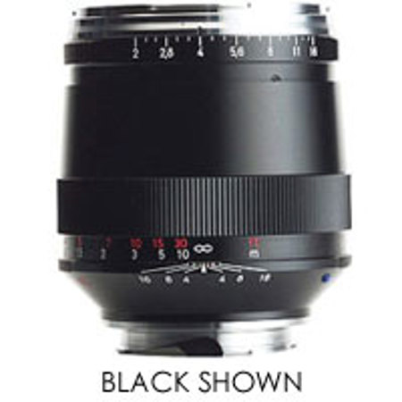 Zeiss Ikon 85mm f/2.0 T* ZM Sonnar Lens, for Standard M-mount Range Finder Cameras, Silver