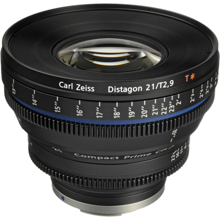 Zeiss CP.2 21MM/T2.9 T* (Feet) Lens with Canon EF EOS Mount
