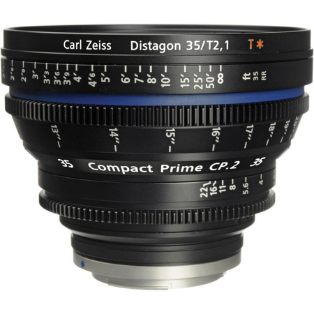 Zeiss CP.2 35Mm/T2.1 T* (Feet) Lens with Canon EF EOS Mount 1834-818