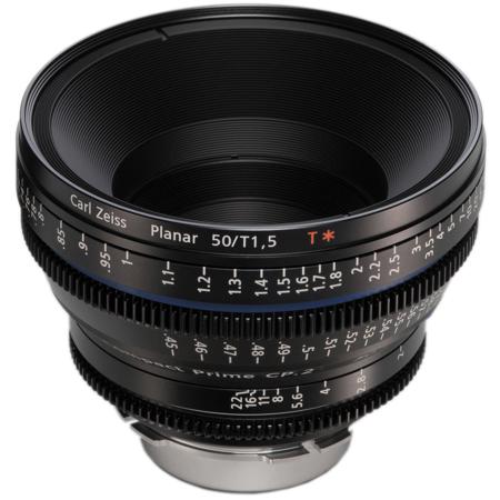 Zeiss CP.2 50mm/T1.5 T* (Feet) Lens with Canon EF EOS Mount