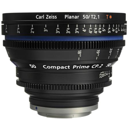 CarlZeiss CP.2 50mm/T2.1コンパクトプライム EFマウント USED Zeiss Compact Prime CP.2 50mm/T2.1 Cine Lens (EF Mount) - Adorama