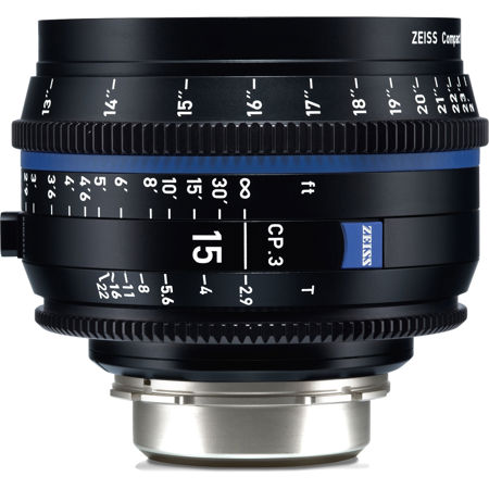 Zeiss CP.3 15mm T2.9 Compact Prime Cine Lens for Nikon F, Feet