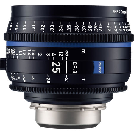 Zeiss CP.3 25mm T2.1 Compact Prime Cine Lens for Nikon F, Feet