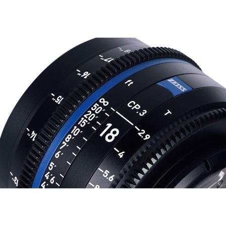 Zeiss CP.3 28mm T2.1 Compact Prime Cine Lens for Sony E, Feet 2193-348